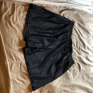 Black starter shorts
